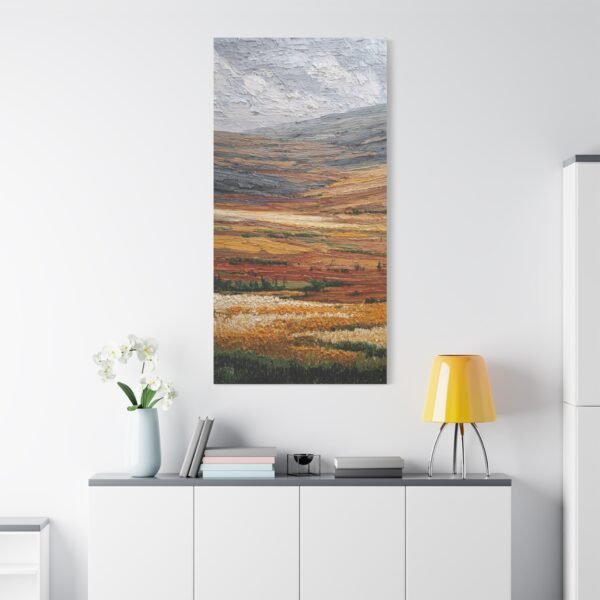 Autumn Hills Matte Canvas Print — Stretched Landscape Wall Art - Image 2