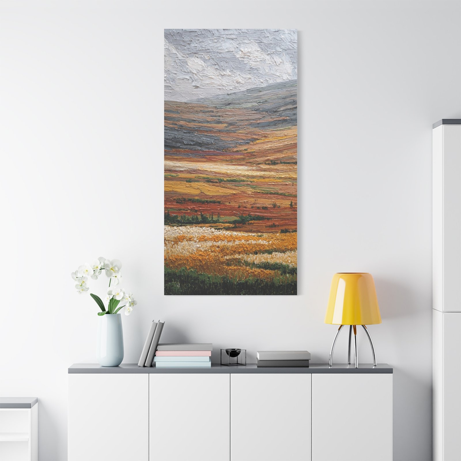 Autumn Hills Matte Canvas Print — Stretched Landscape Wall Art - Image 2
