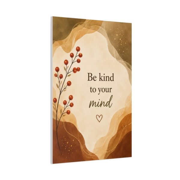 Be Kind to Your Mind Matte Canvas Wall Art - Image 3