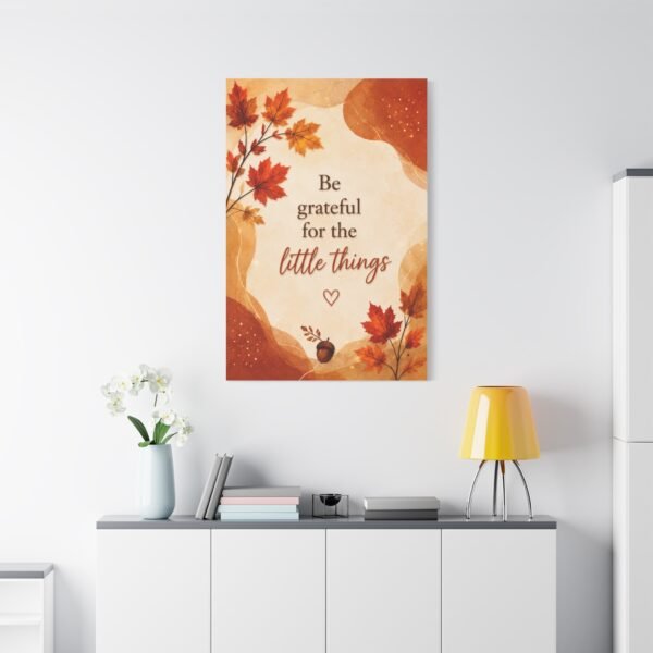 Grateful for the Little Things Canvas - Image 1