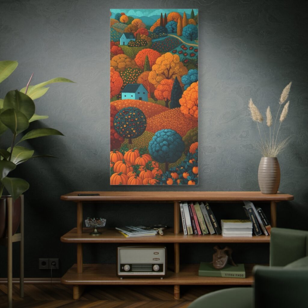Autumn Hills Matte Canvas Wall Art — Stretched 1.25"