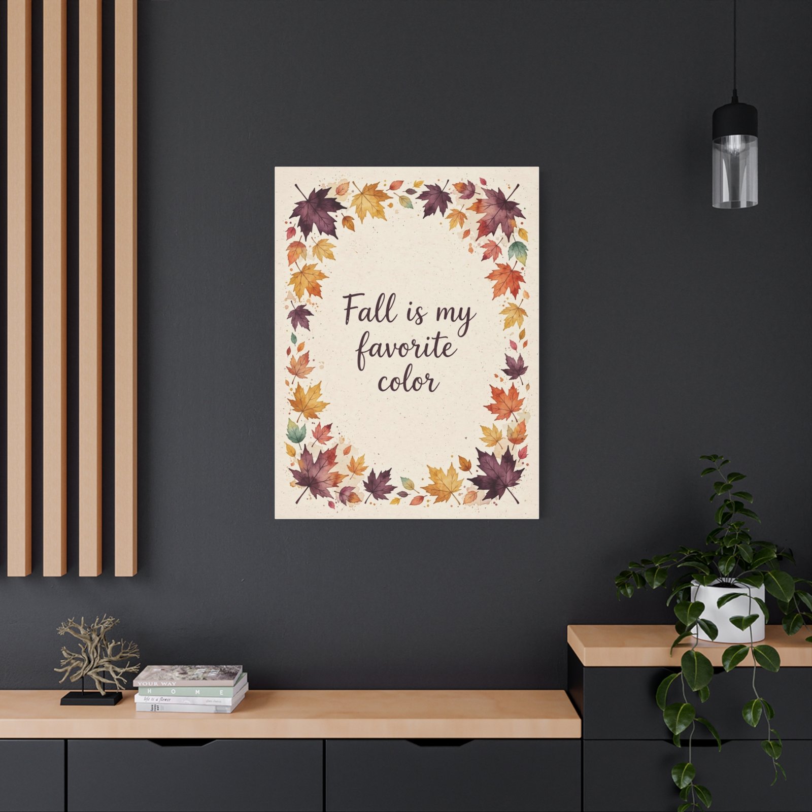 Fall Is My Favorite Color Canvas Wall Art - Image 4