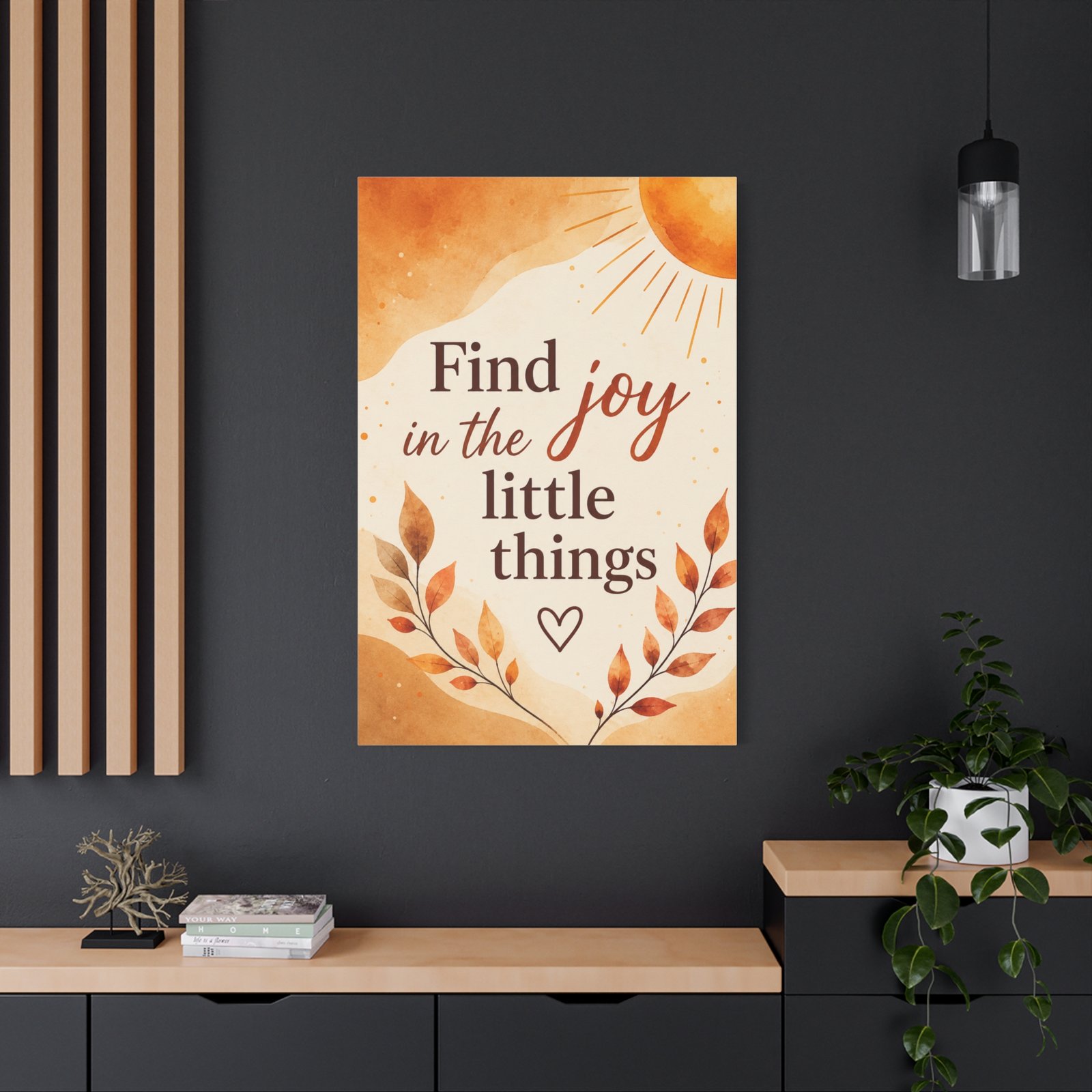 Find Joy in the Little Things — Inspirational Matte Canvas Wall Art - Image 4