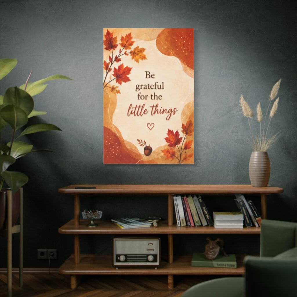 Grateful for the Little Things Canvas