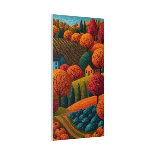 Autumn Hills Landscape Canvas Print — Matte Stretched Wall Art - Image 3