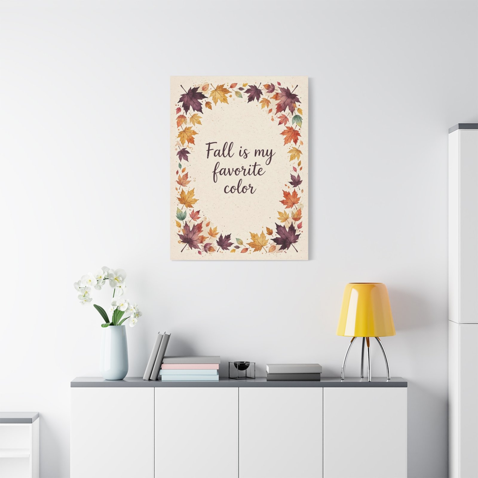 Fall Is My Favorite Color Canvas Wall Art - Image 1