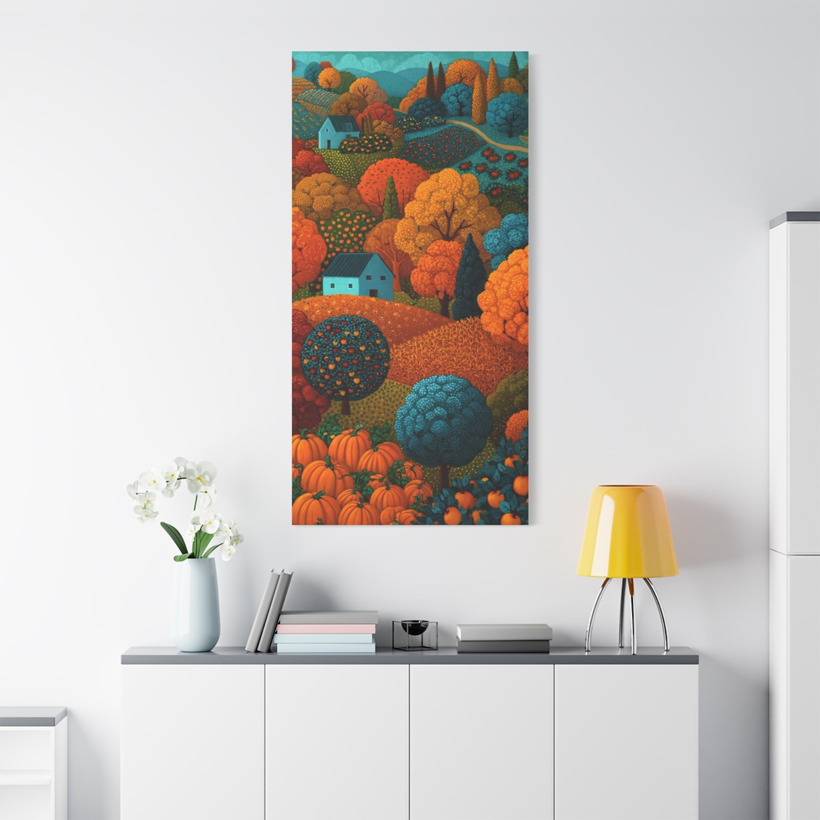 Autumn Hills Matte Canvas Wall Art — Stretched 1.25" - Image 2