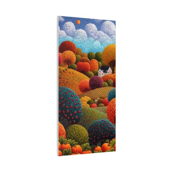 Autumn Hills Matte Canvas Art — Colorful Countryside Landscape, Stretched 1.25" - Image 3