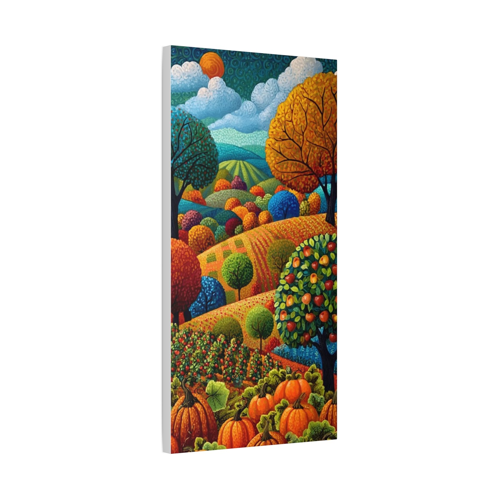 Colorful Autumn Landscape Canvas Print — Matte Stretched Wall Art - Image 3