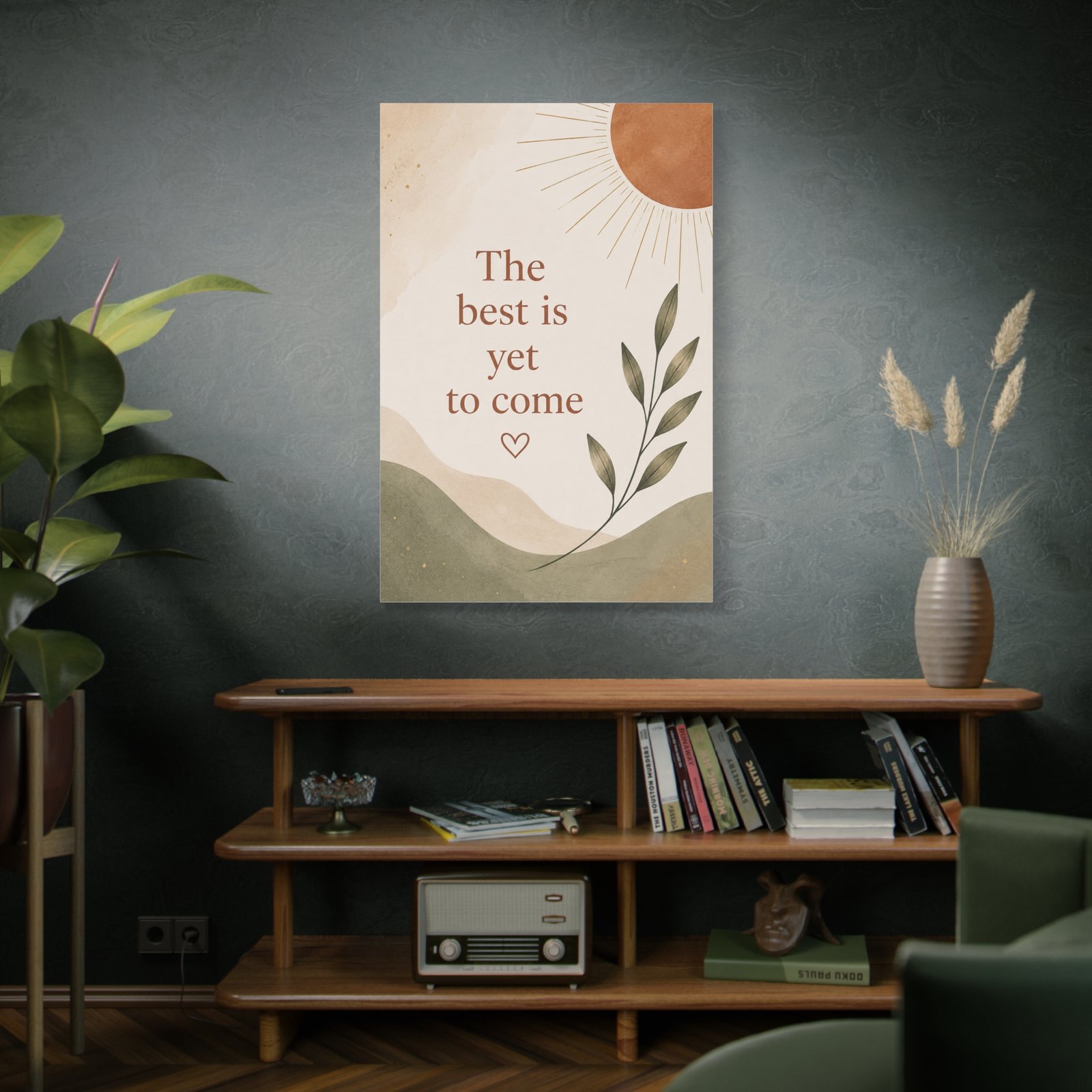 Matte Stretched Canvas Wall Art — "The Best Is Yet To Come" Inspirational Quote Print - Image 5