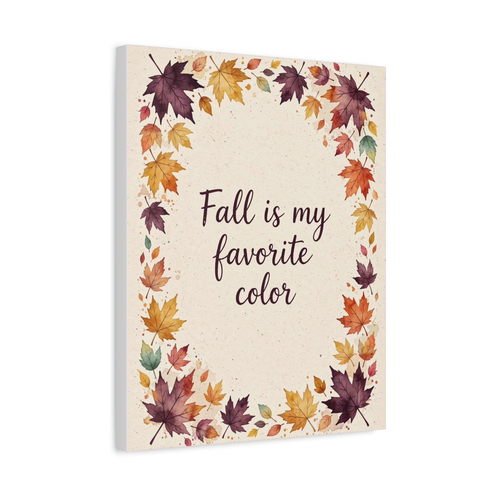 Fall Is My Favorite Color Canvas Wall Art - Image 3