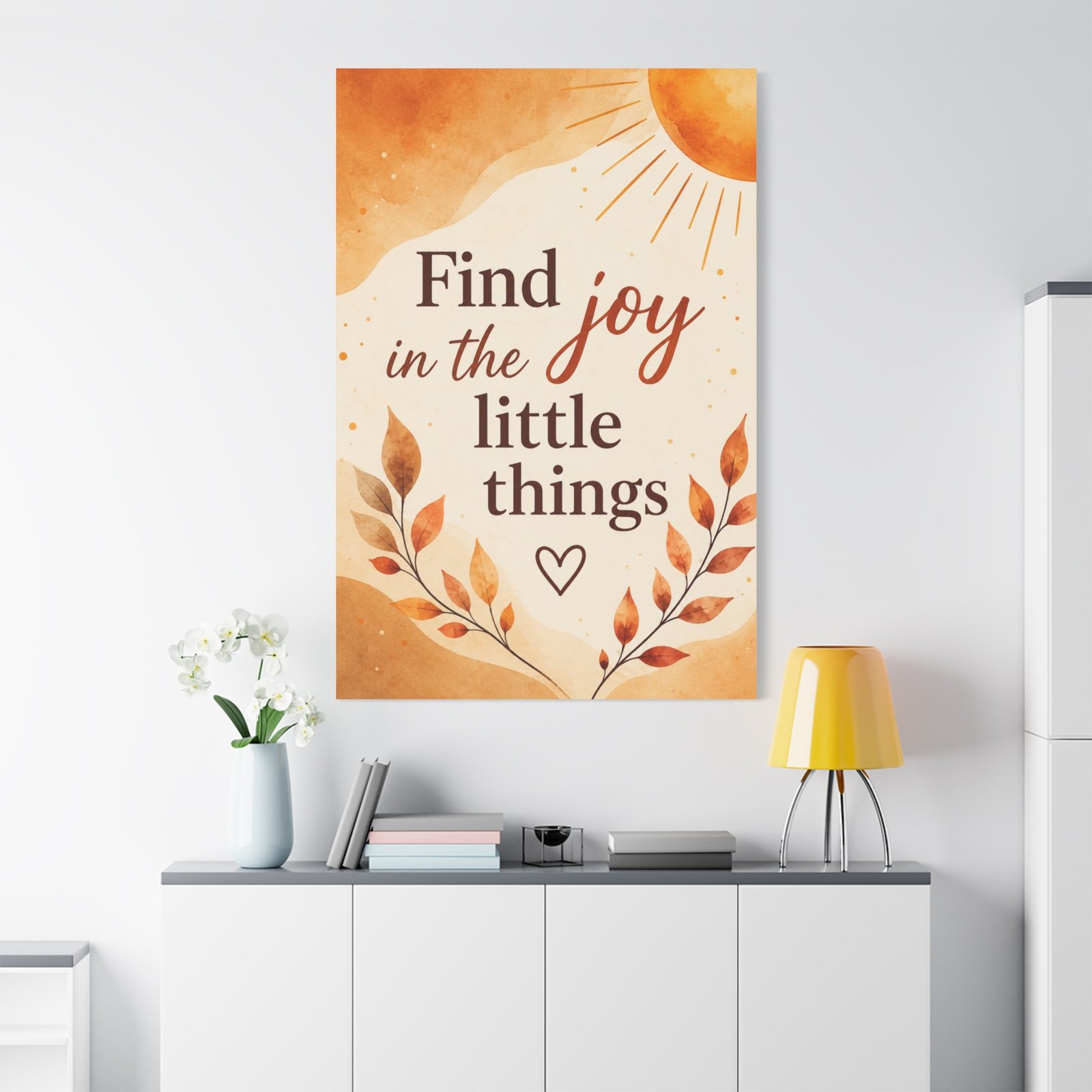 Find Joy in the Little Things Canvas Wall Art - Image 1