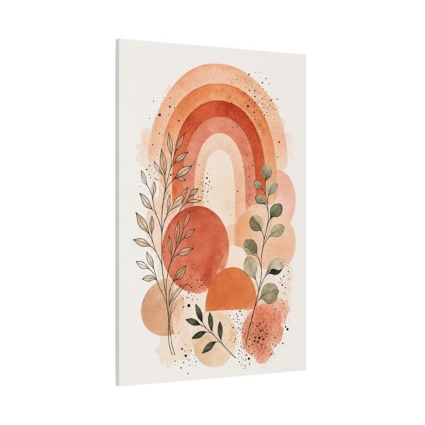 Boho Rainbow Botanical Canvas - Image 3