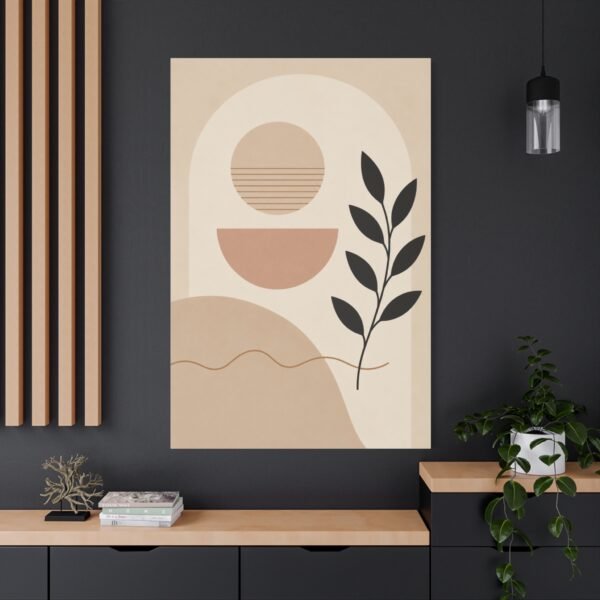 Abstract Terracotta Arch Canvas - Image 4