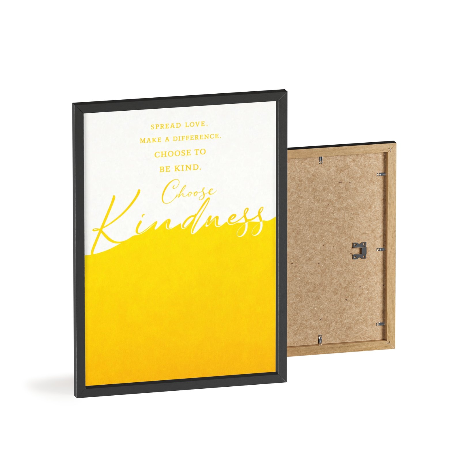 Choose Kindness Framed Poster — Inspirational Wall Art with Wooden Frame - Image 10