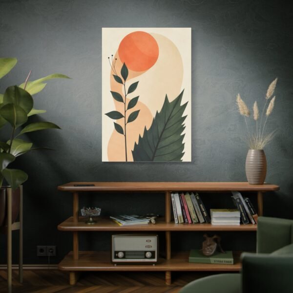 Botanical Abstract Canvas Print — Minimal Plant Art Wall Decor - Image 5