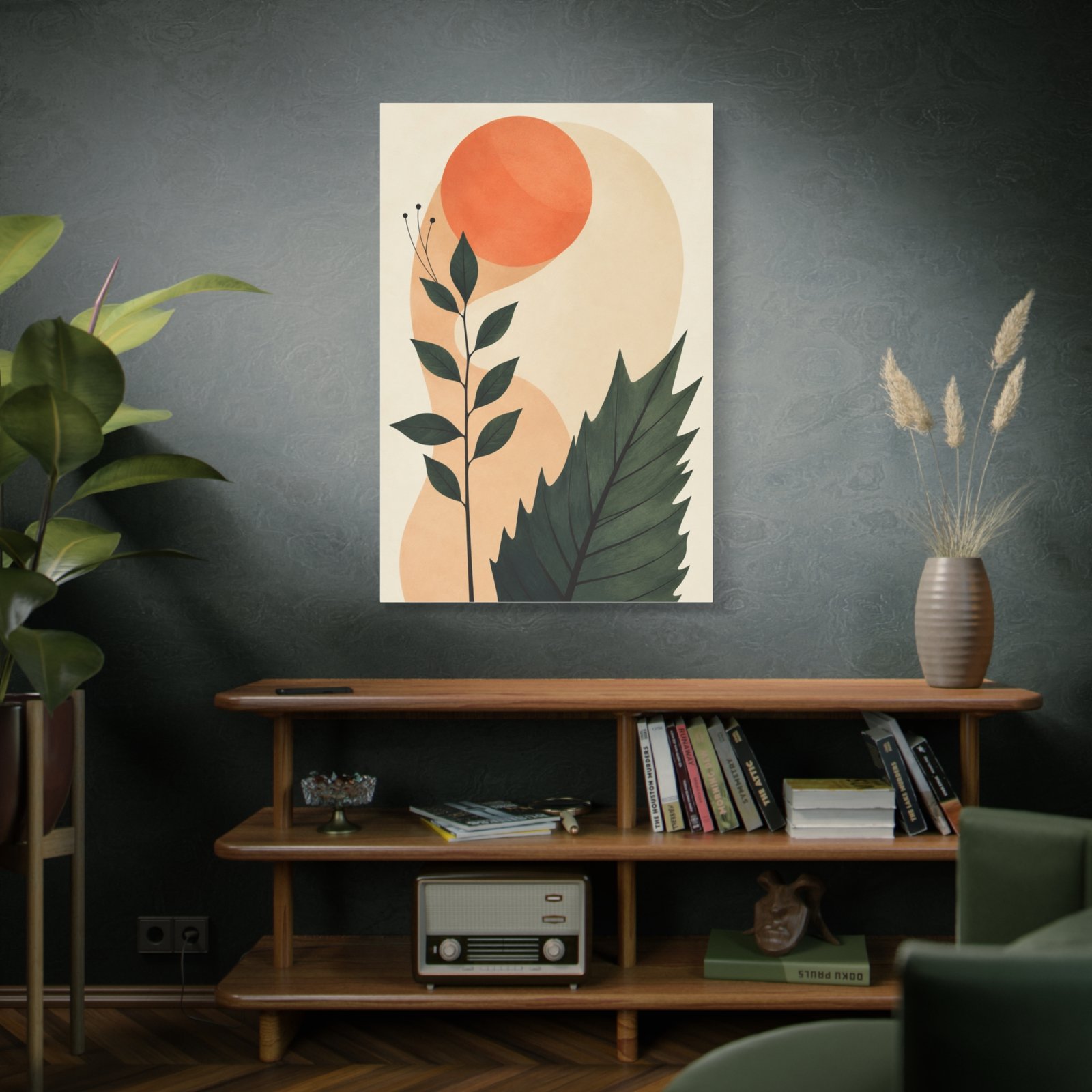 Botanical Abstract Canvas Print — Minimal Plant Art Wall Decor - Image 5