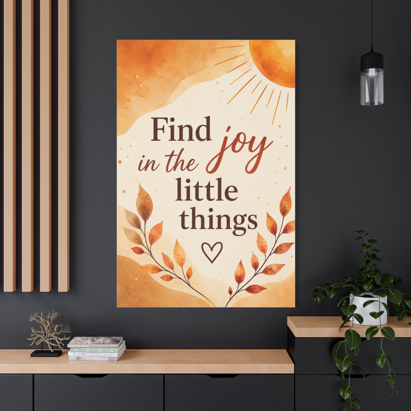 Find Joy in the Little Things Canvas Wall Art - Image 4