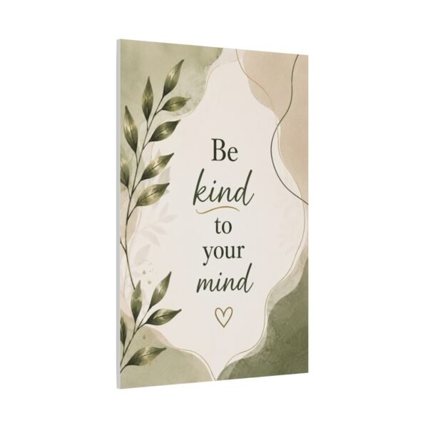 Be Kind to Your Mind Matte Canvas Wall Art - Image 3