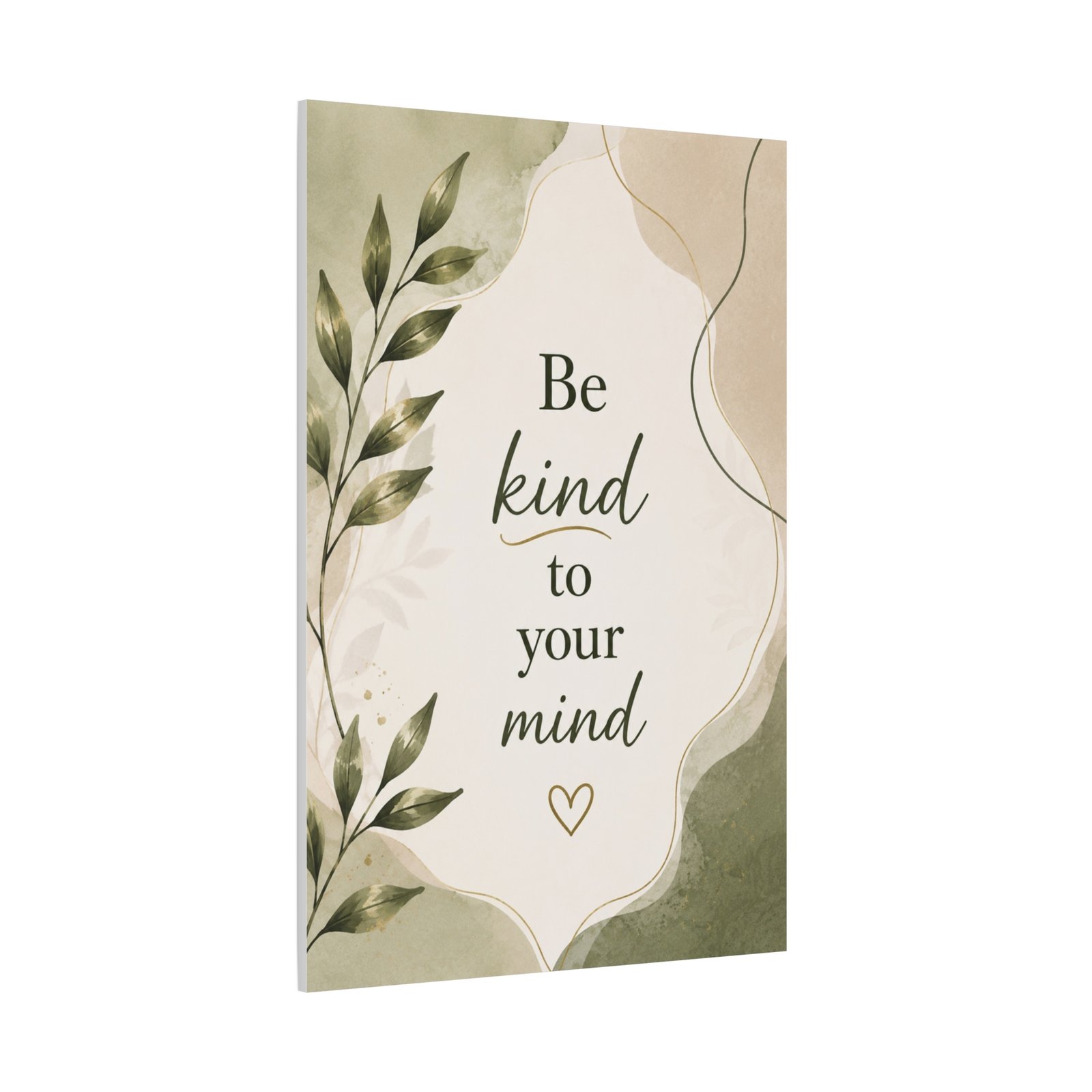 Be Kind to Your Mind Matte Canvas Wall Art - Image 3