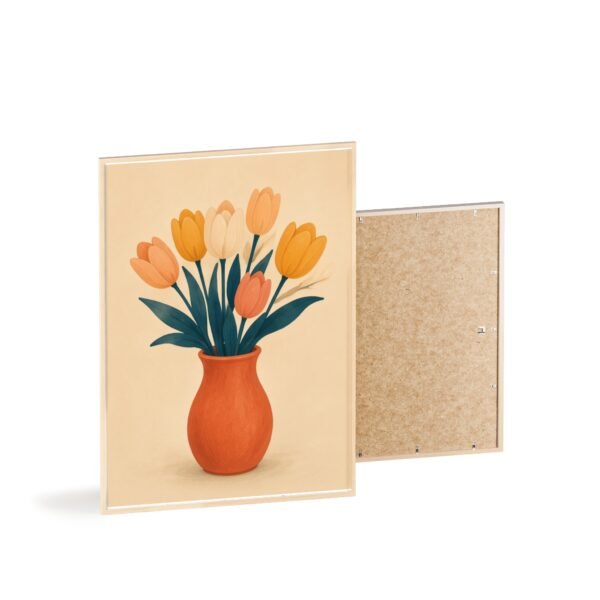 Floral Tulip Vase Poster — Framed Wall Art Print - Image 4