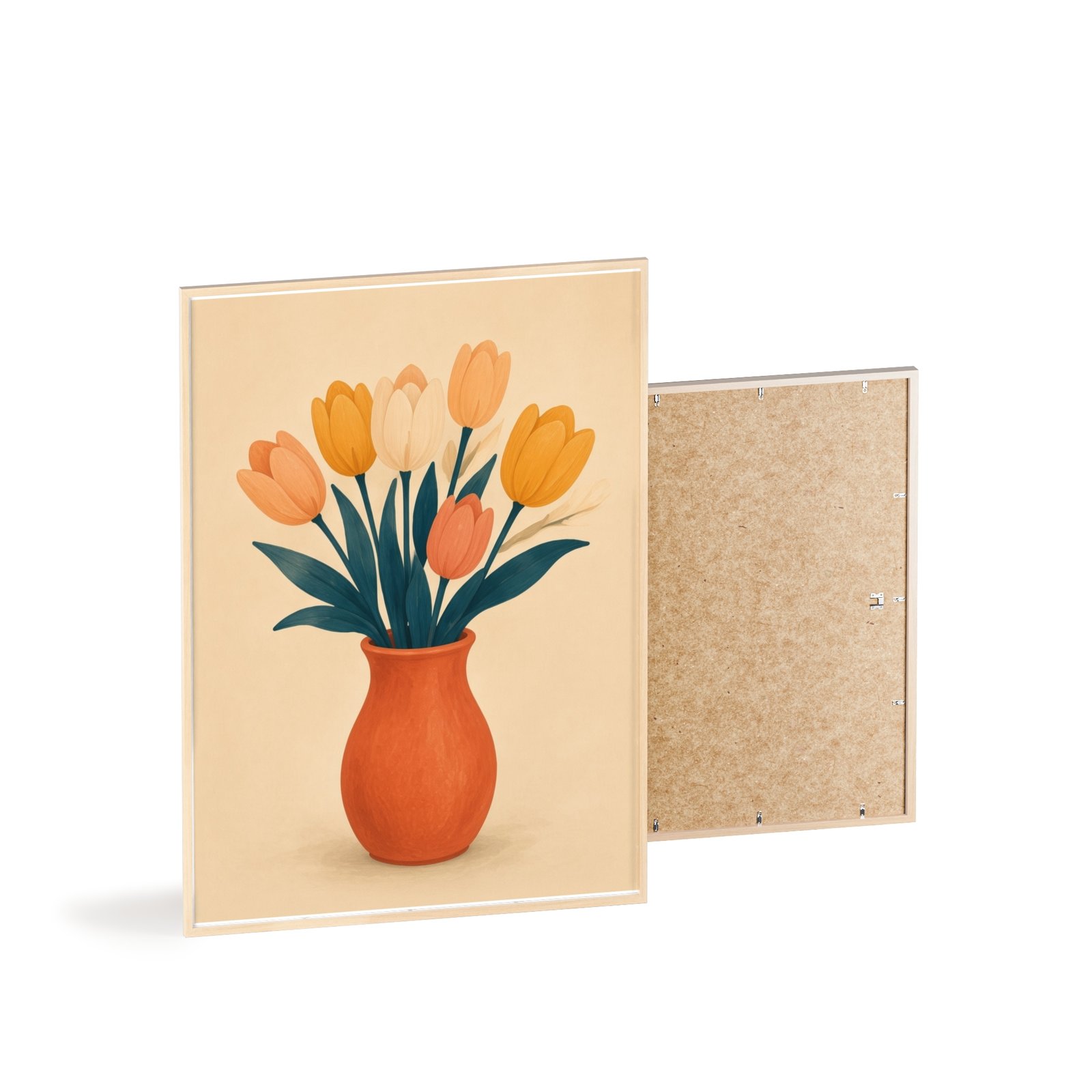 Floral Tulip Vase Poster — Framed Wall Art Print - Image 4