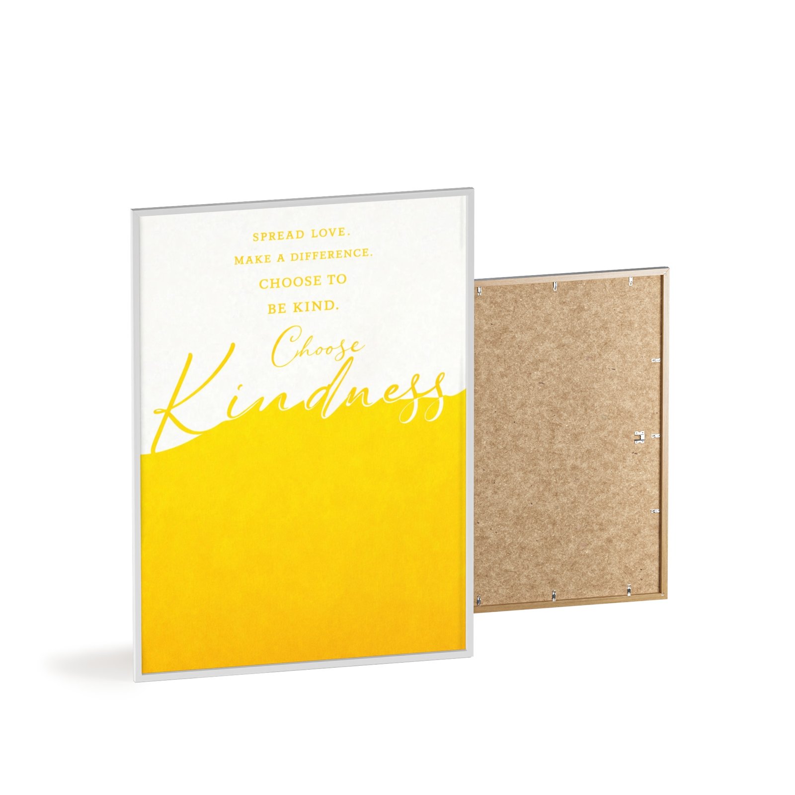 Choose Kindness Framed Poster — Inspirational Wall Art with Wooden Frame - Image 2