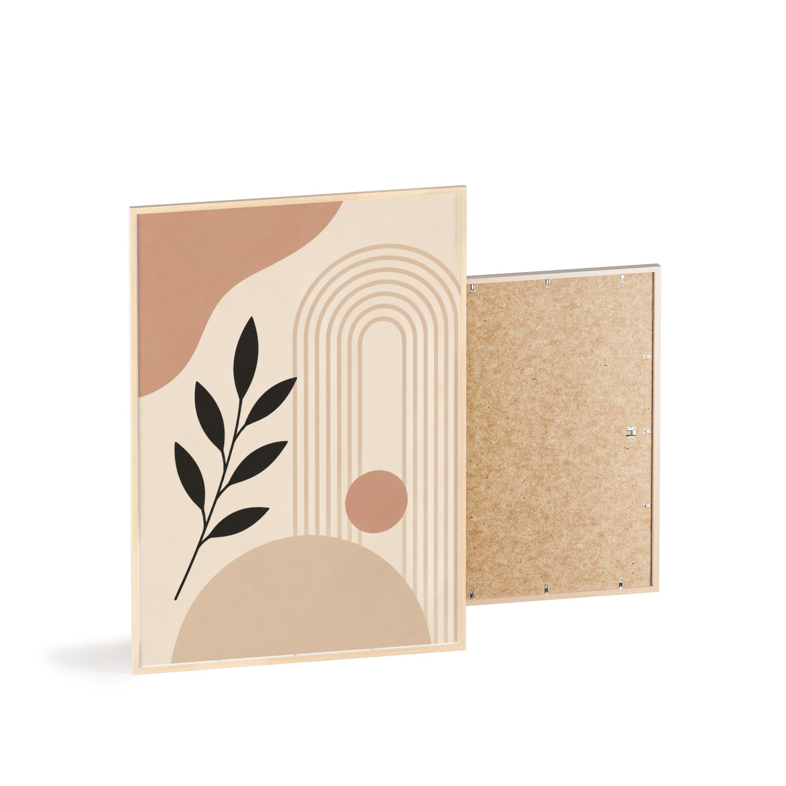 Minimalist Botanical Art Print — Framed Poster with Wooden Frame - Image 4