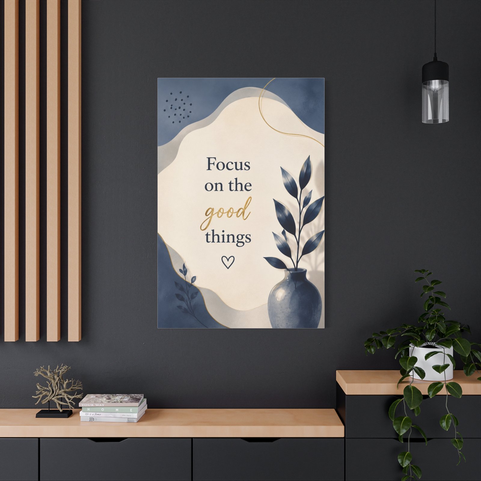 Focus on the Good Things — Inspirational Matte Canvas Wall Art - Image 4
