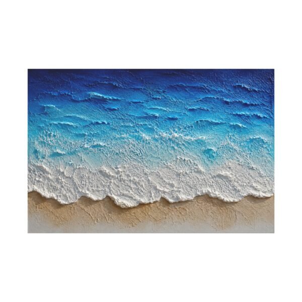 Ocean Wave Beach Canvas Print — Seascape Wall Art - Image 1
