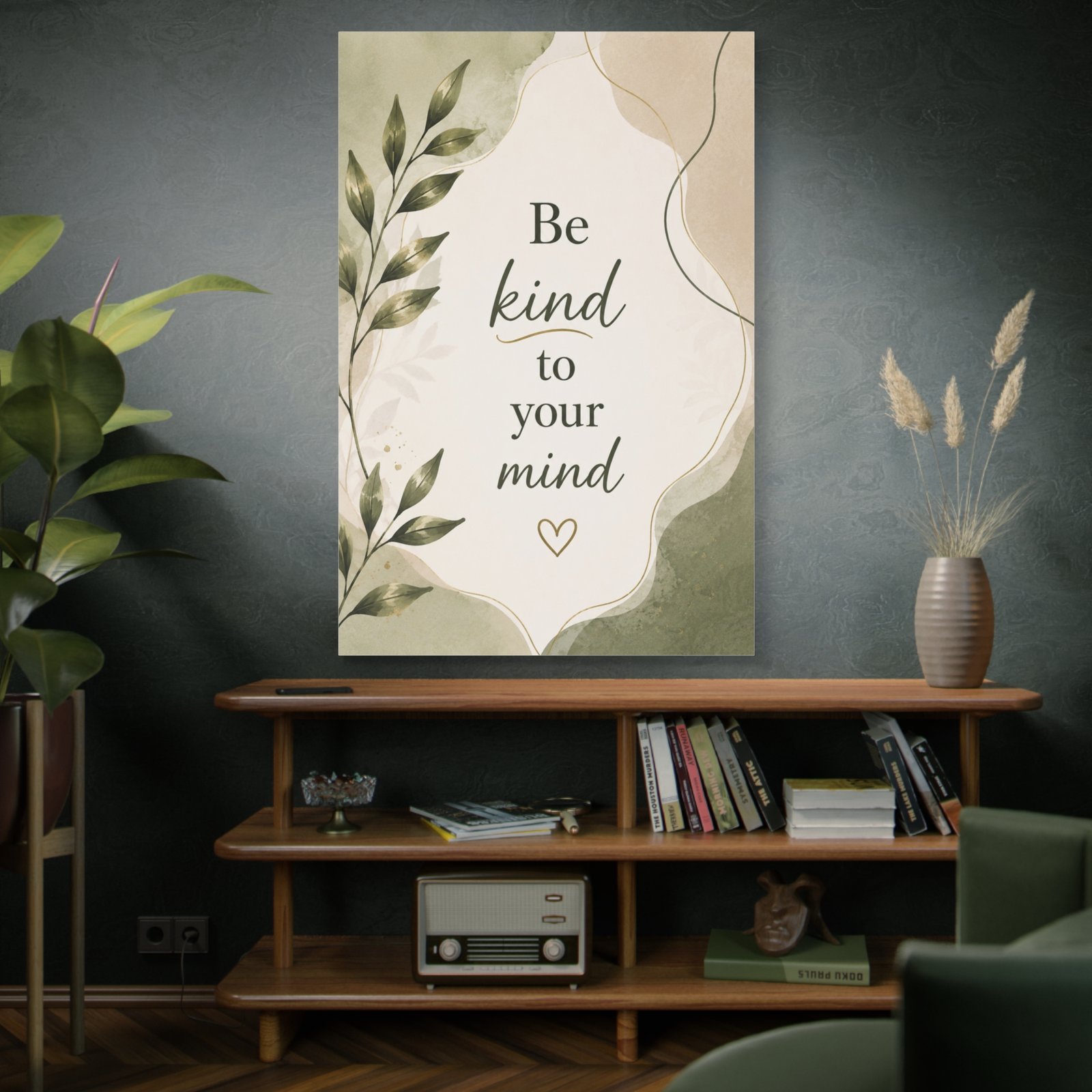 Be Kind to Your Mind Matte Canvas Wall Art - Image 5