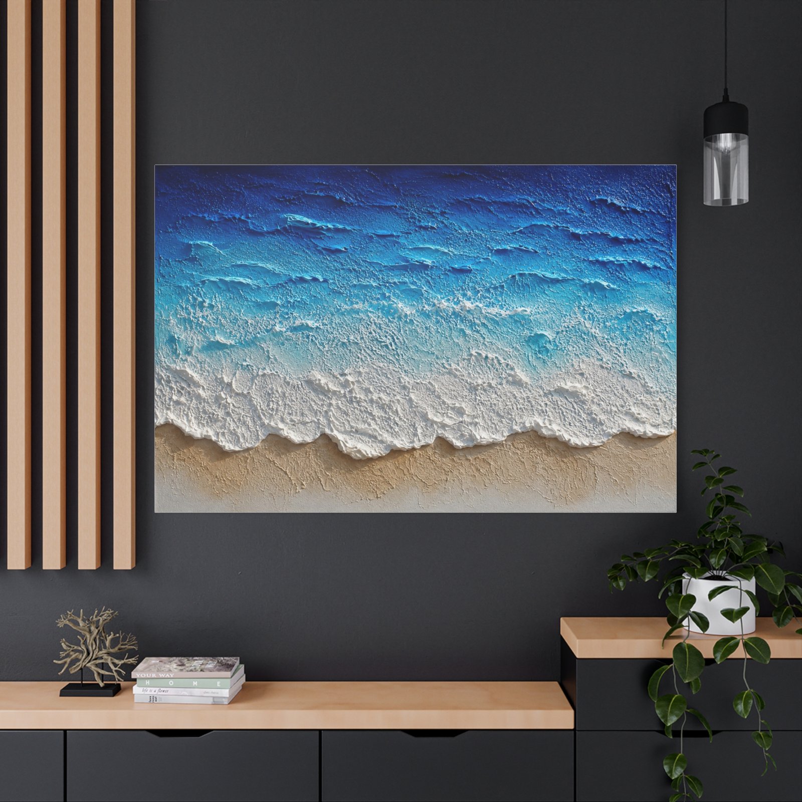 Ocean Wave Beach Canvas Print — Seascape Wall Art - Image 4