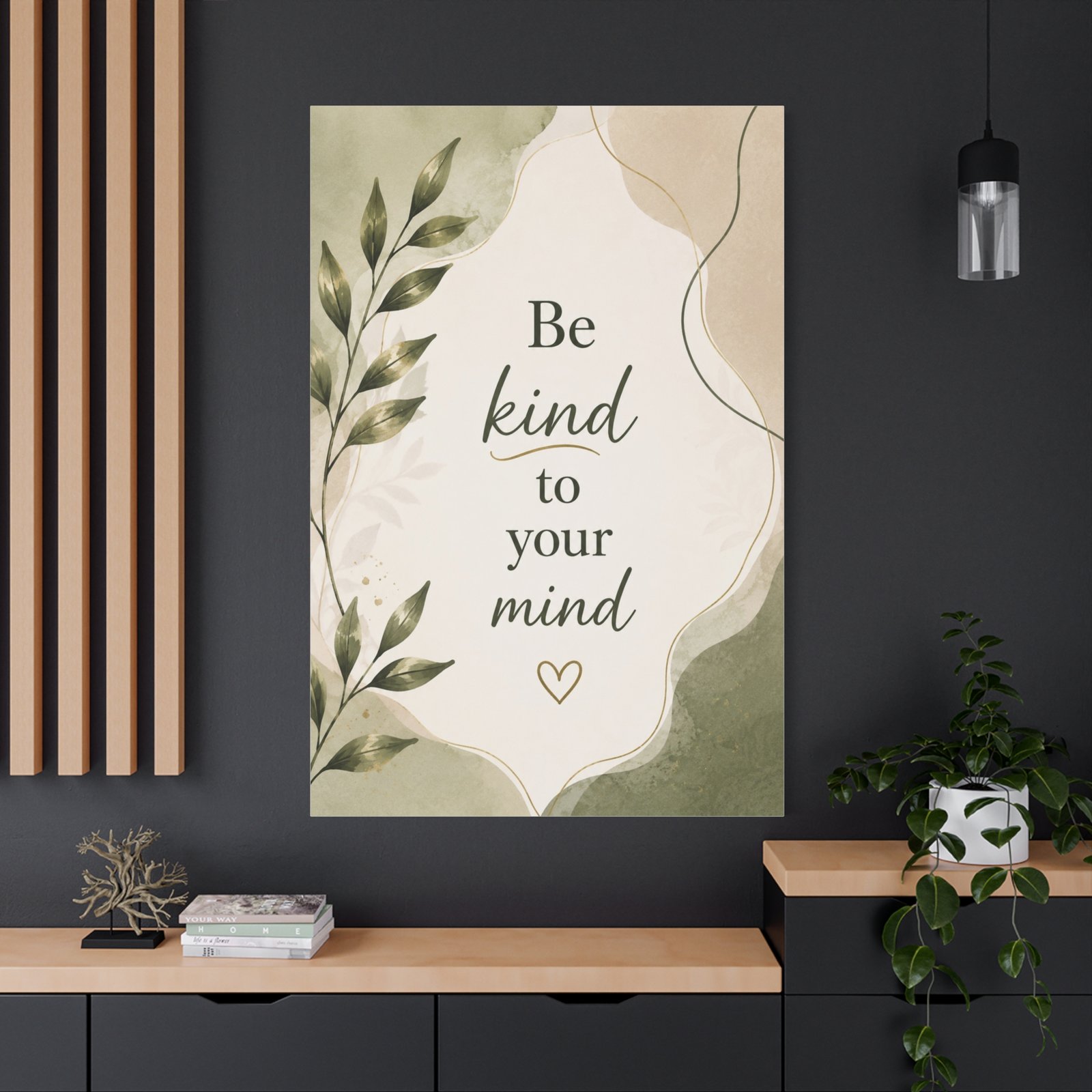 Be Kind to Your Mind Matte Canvas Wall Art - Image 4