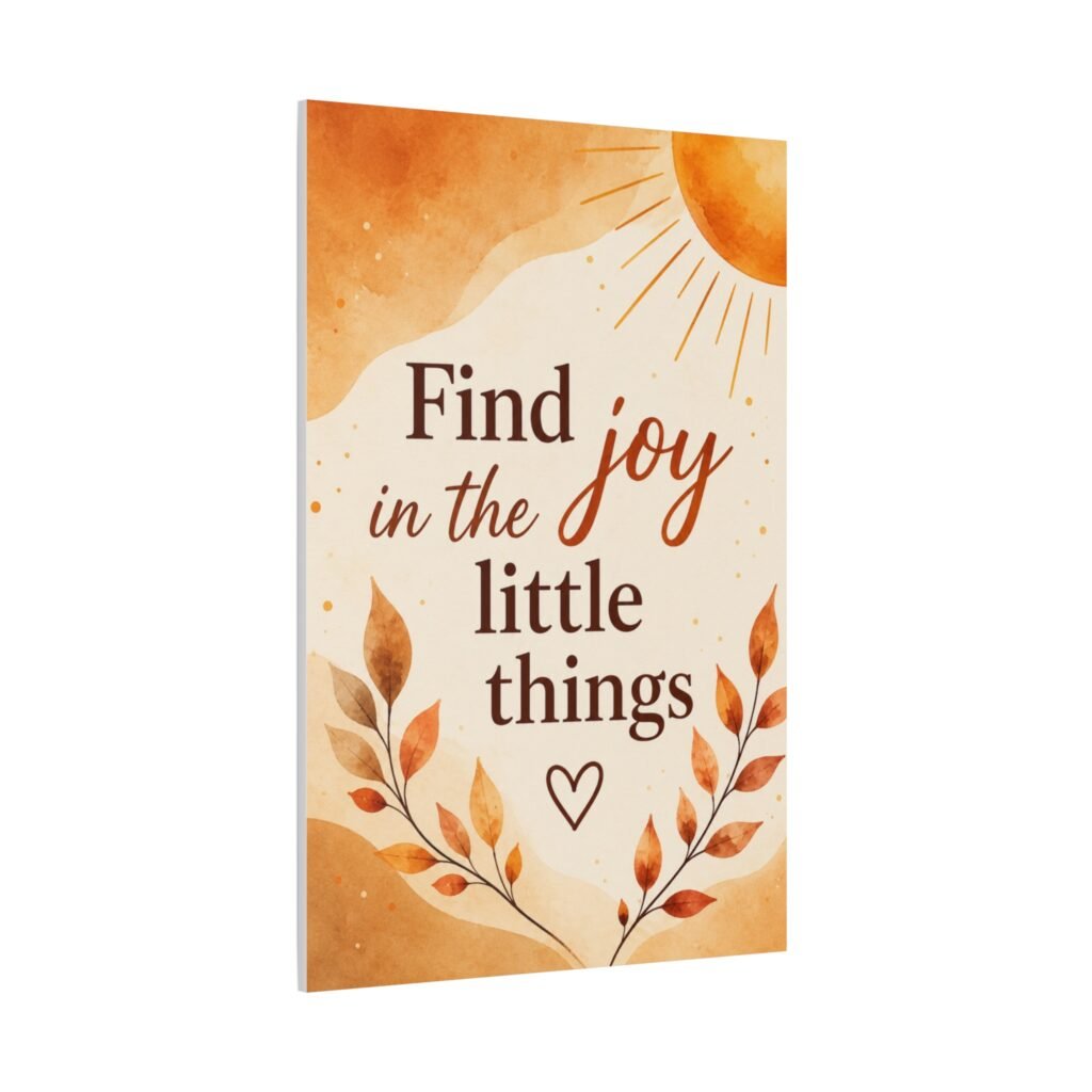 Find Joy in the Little Things Canvas Wall Art