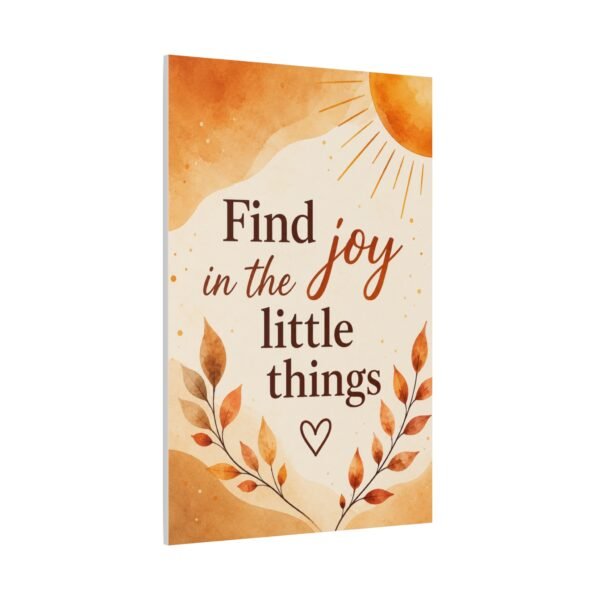 Find Joy in the Little Things Canvas Wall Art - Image 3