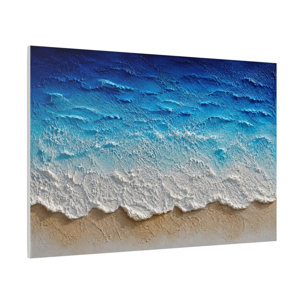 Ocean Wave Beach Canvas Print — Seascape Wall Art