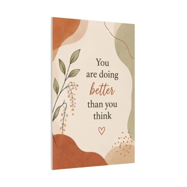 Inspirational Canvas Wall Art – “You Are Doing Better Than You Think” - Image 3