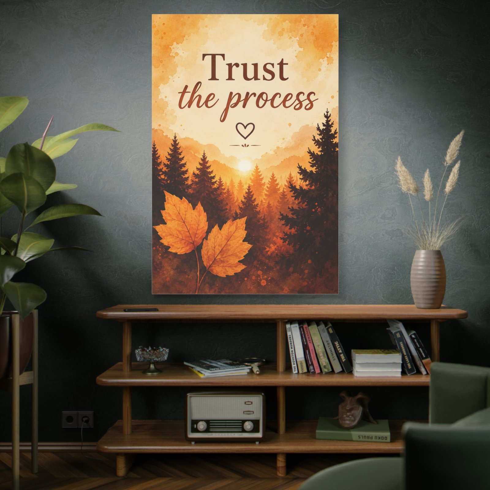 Trust the Process Autumn Canvas Wall Art - Image 5