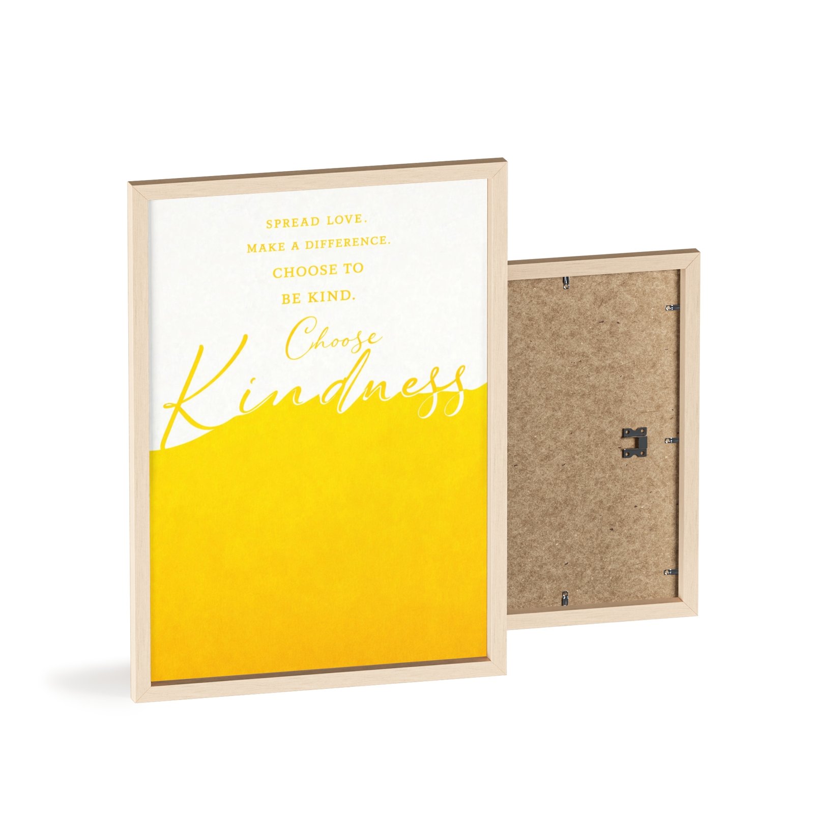 Choose Kindness Framed Poster — Inspirational Wall Art with Wooden Frame - Image 18