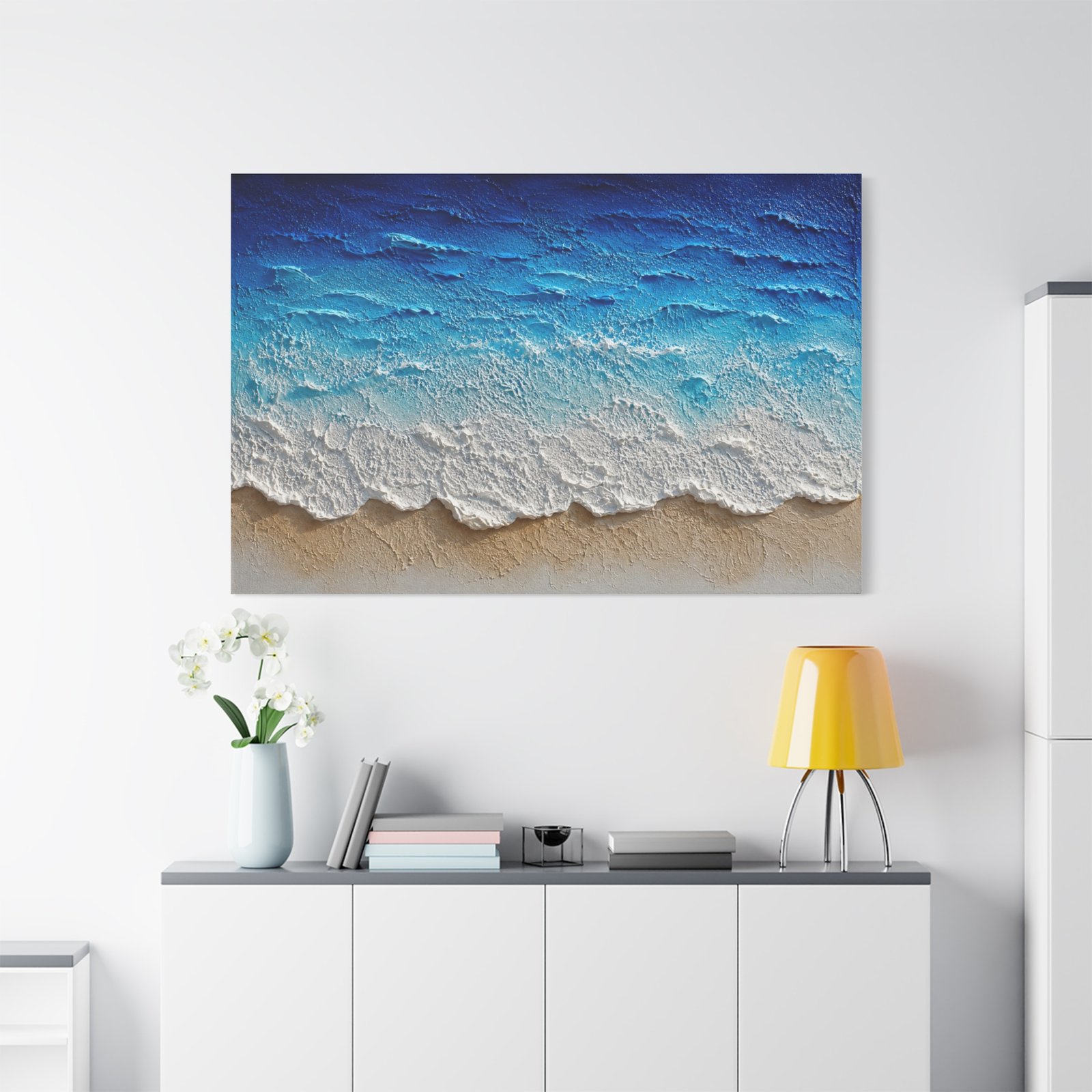 Ocean Wave Beach Canvas Print — Seascape Wall Art - Image 3
