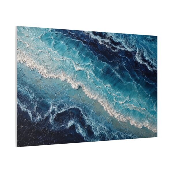 Ocean Waves Matte Canvas Print — Stretched 1.25" Coastal Wall Art - Image 2