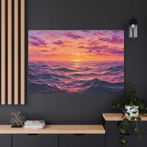 Sunset Ocean Canvas Print — Vibrant Seascape Wall Art - Image 4