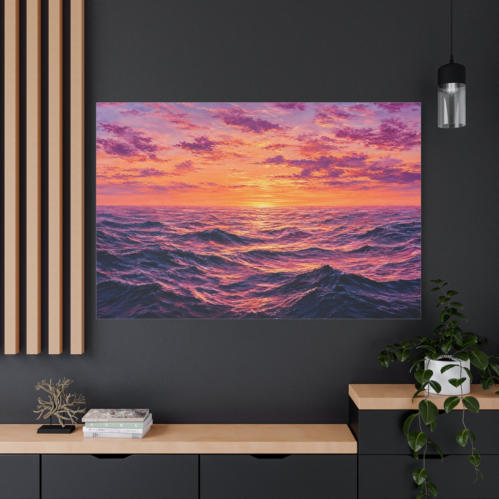 Sunset Ocean Canvas Print — Vibrant Seascape Wall Art - Image 4