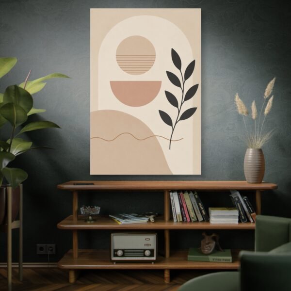 Abstract Terracotta Arch Canvas - Image 5