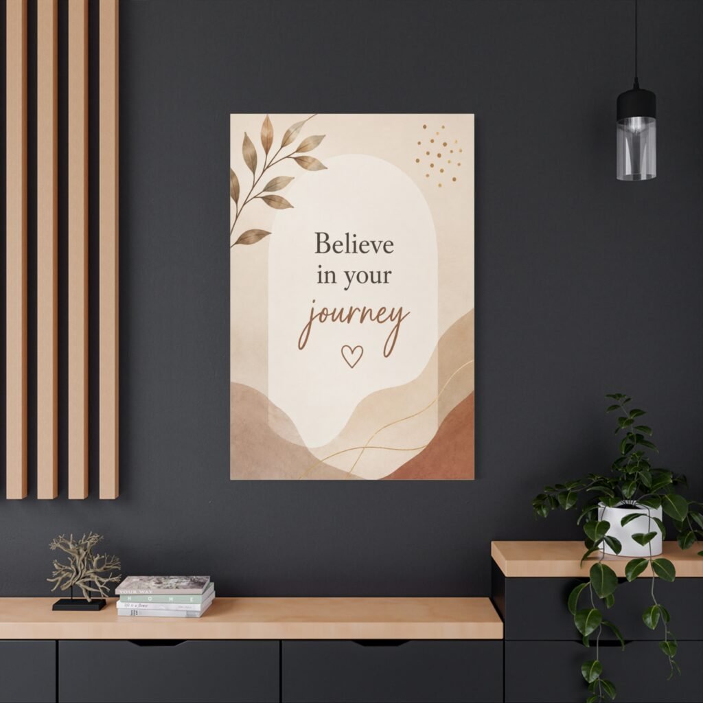 Believe in Your Journey Matte Canvas Wall Art