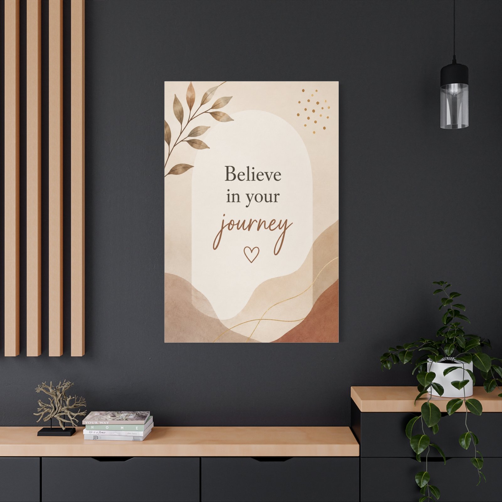 Believe in Your Journey Matte Canvas Wall Art - Image 4