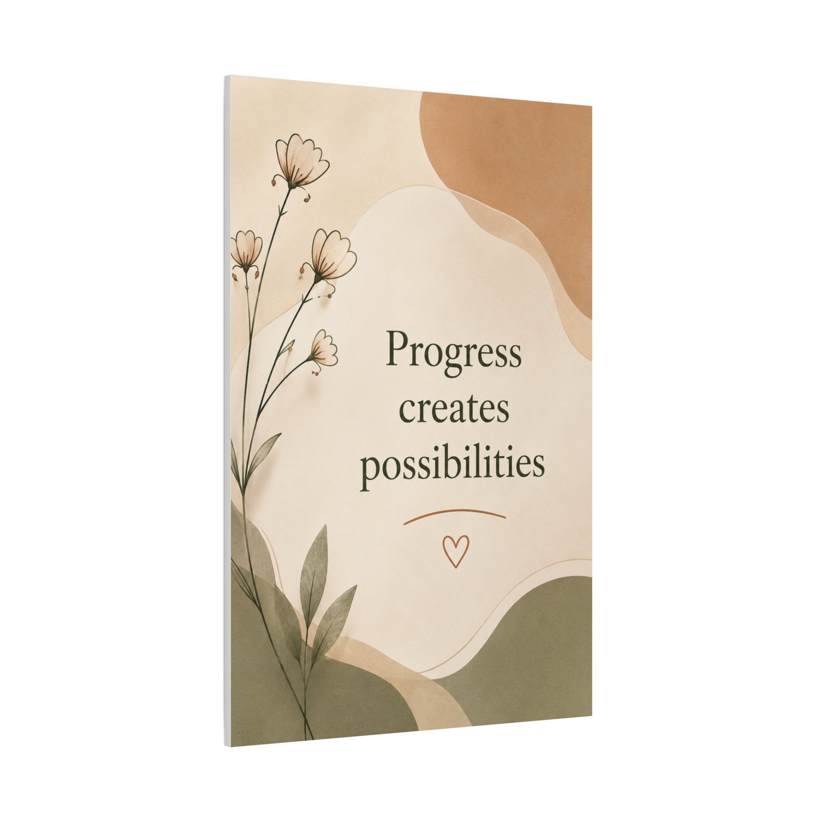 Inspirational Canvas Wall Art - "Progress Creates Possibilities" - Image 3