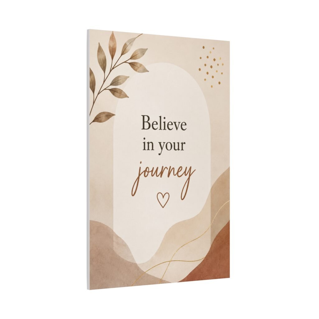 Believe in Your Journey Matte Canvas Wall Art