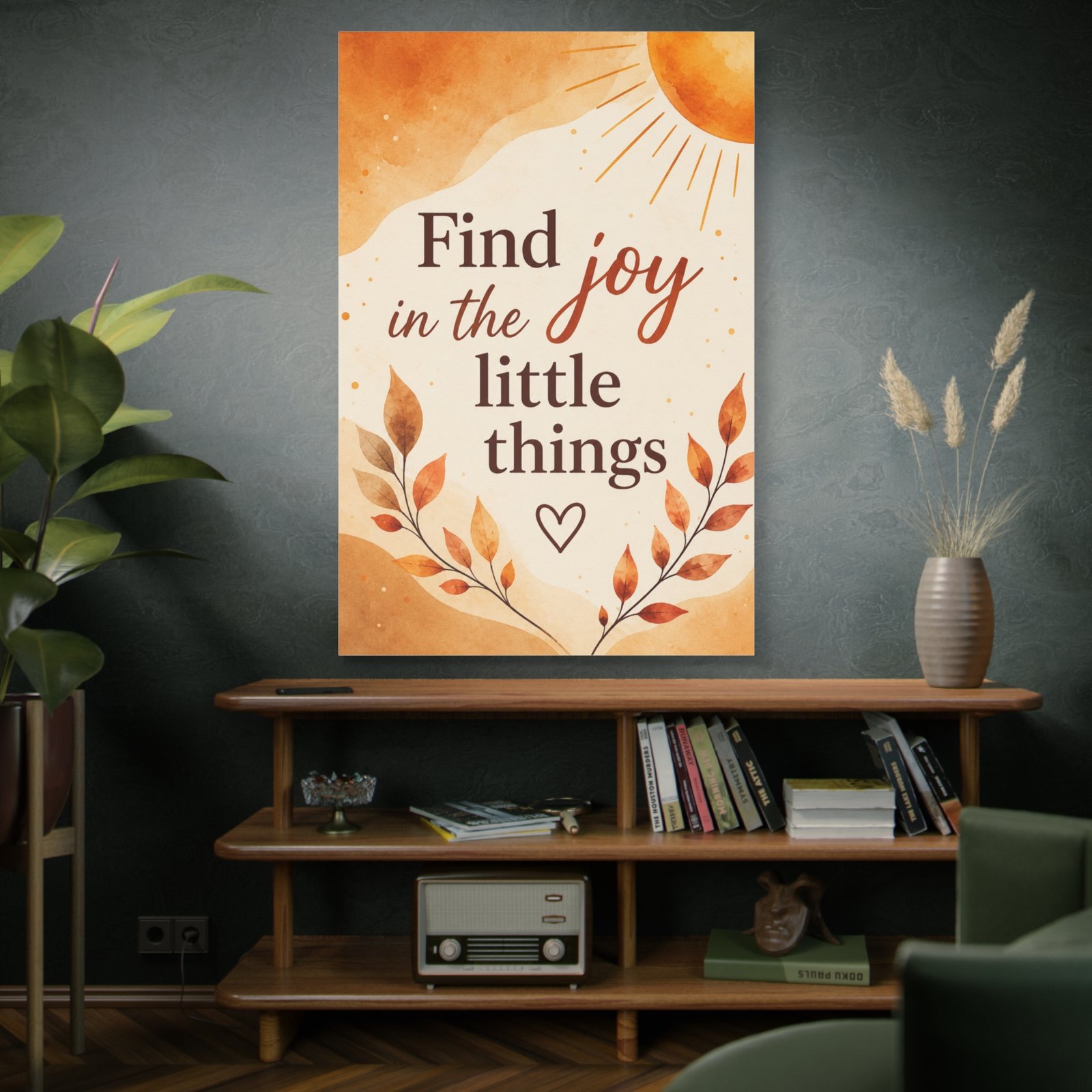 Find Joy in the Little Things Canvas Wall Art - Image 5