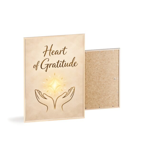 Heart of Gratitude Framed Poster - Image 4